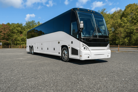 Charter Bus Rental San Bernardino 56 Passenger Charter Bus